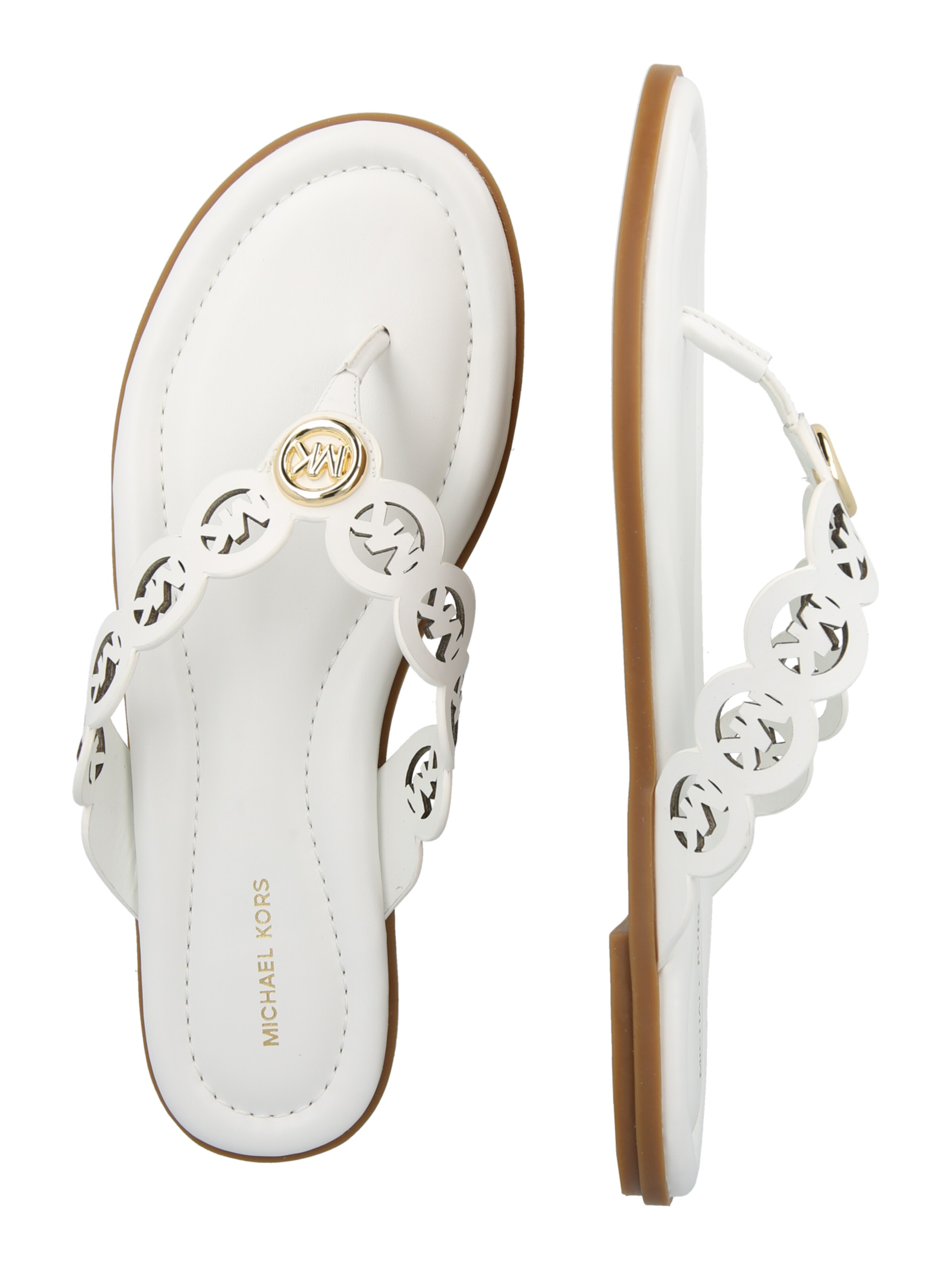 MICHAEL Michael Kors Босоножки через палец 'JANIE' в Белый