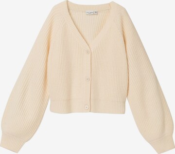 NAME IT Cardigan i beige: forside