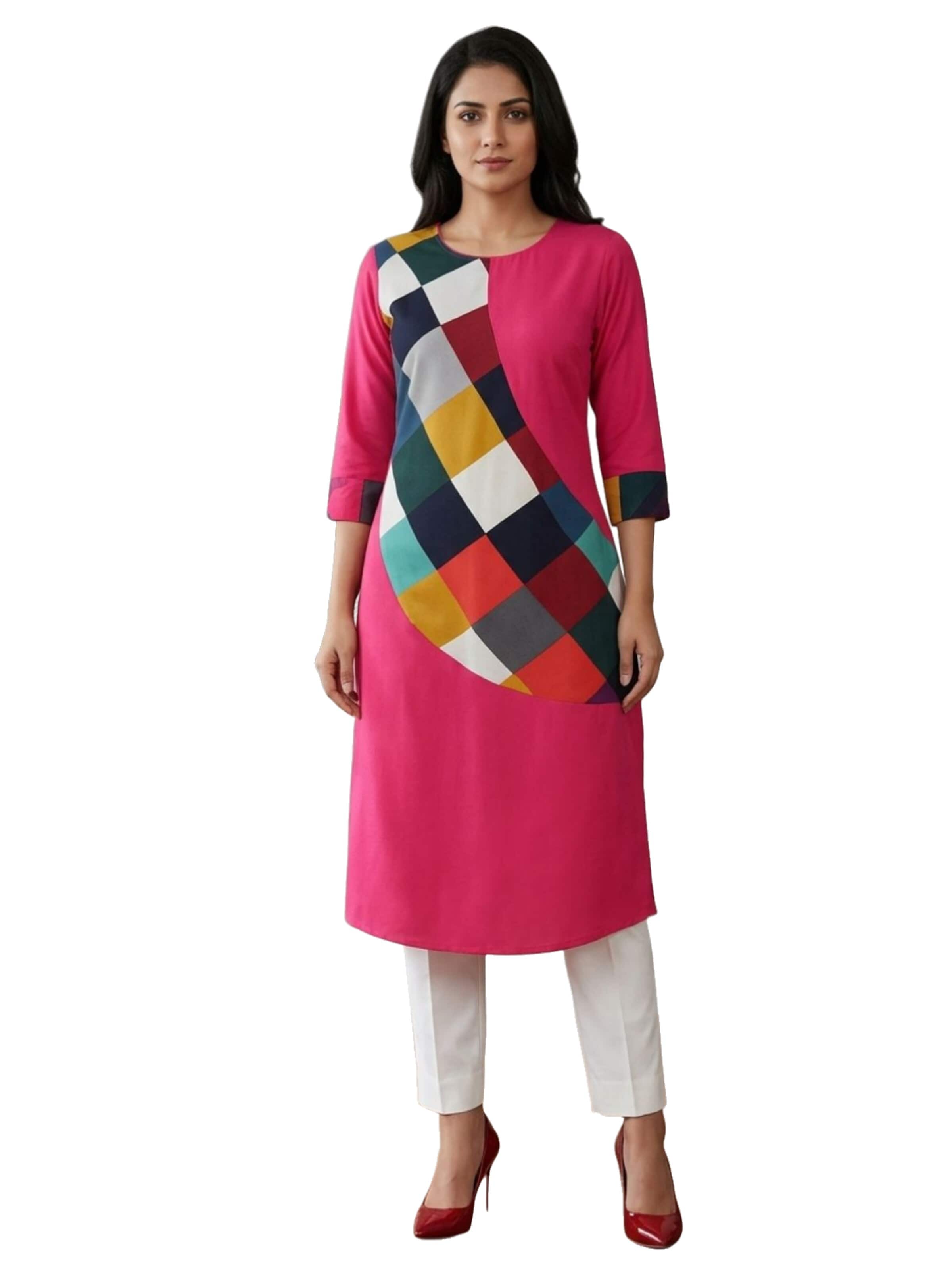 PfauGermany Tunic in Pink: front