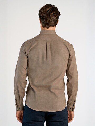 Regular fit Camicia di Lindbergh in beige