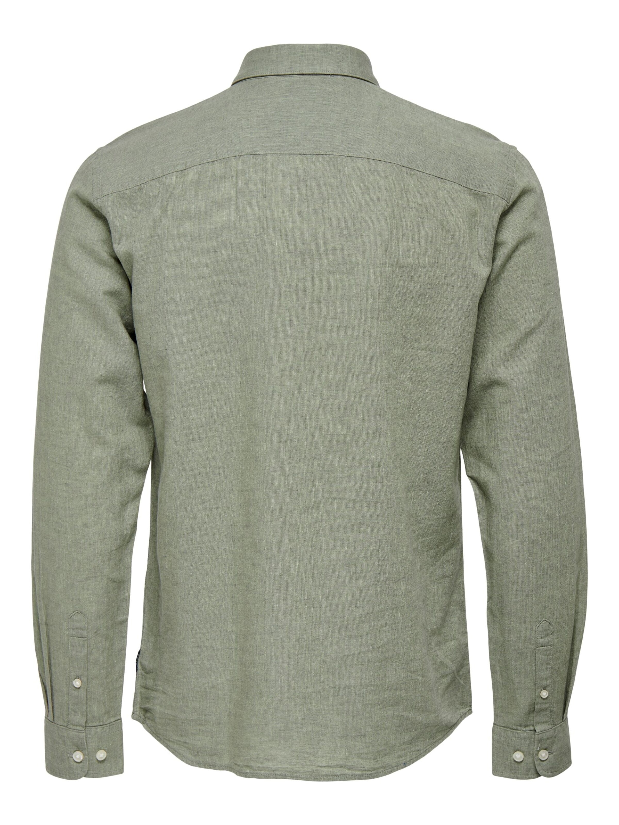 Only & Sons Regular fit Button Up Shirt 'Camicie' in Green