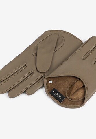 Roeckl Full Finger Gloves 'Verona' in Brown