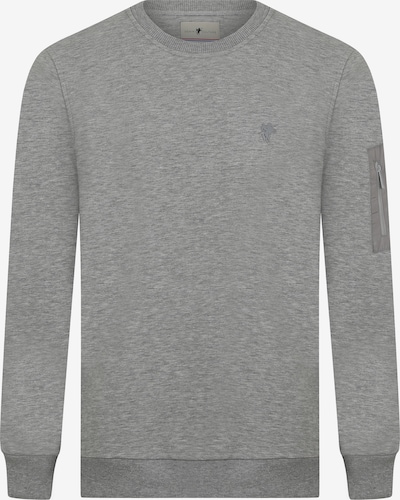 DENIM CULTURE Sweat-shirt 'Bret' en gris chiné, Vue avec produit