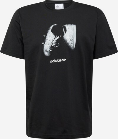 ADIDAS ORIGINALS Shirt 'Street  5' in de kleur Zwart / Wit, Productweergave