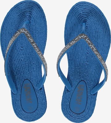 Hailys T-Bar Sandals 'Fili' in Blue