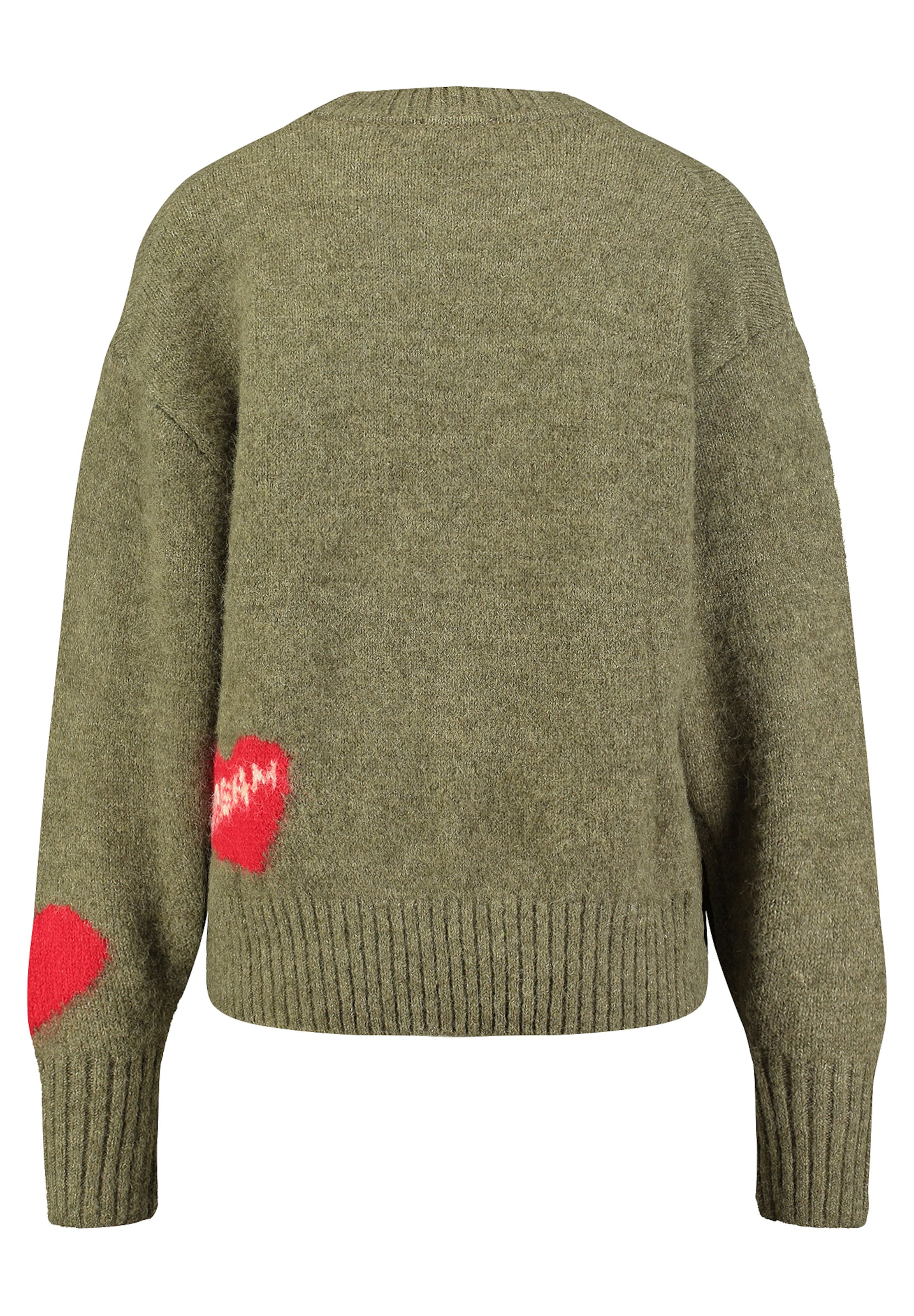 Key Largo - Pullover 'Fluffy' em verde