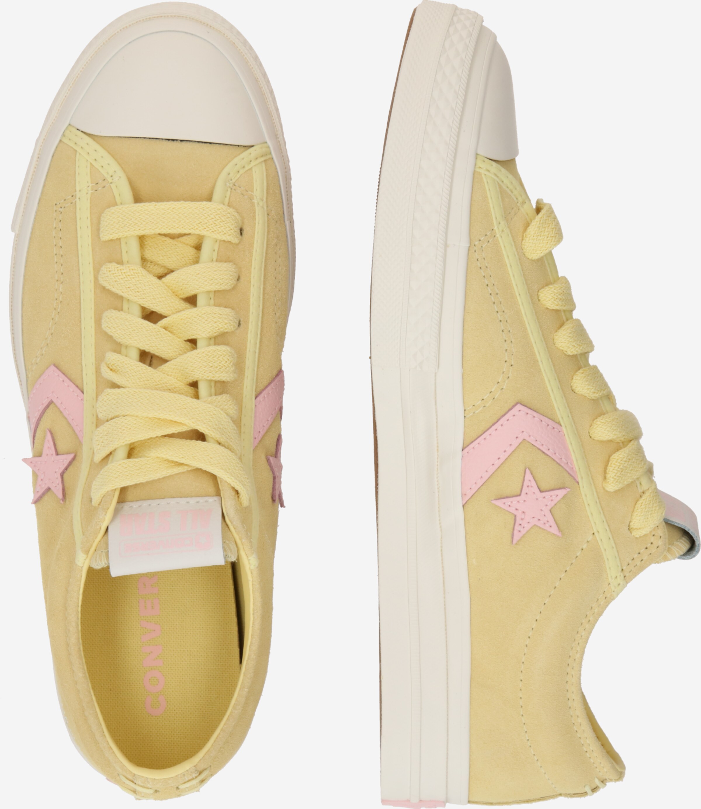 Converse star player yellow best sale