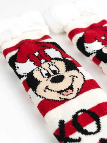 MICKEY MOUSE Socken 'Hüttensocken XOXO'‌‌‌‌‌‌ in Rot