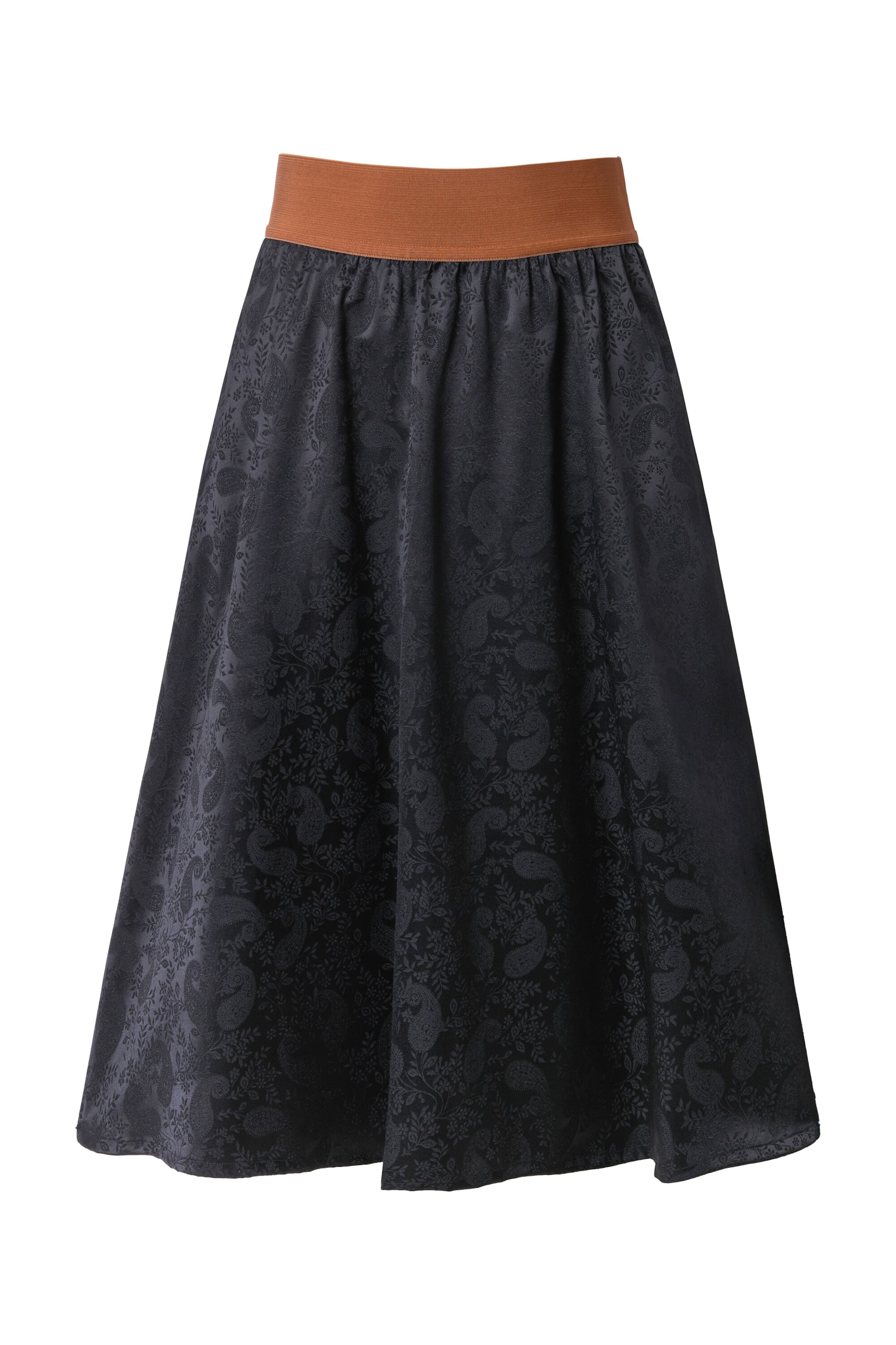 Ulla Popken Rock in Schwarz: Vorderseite