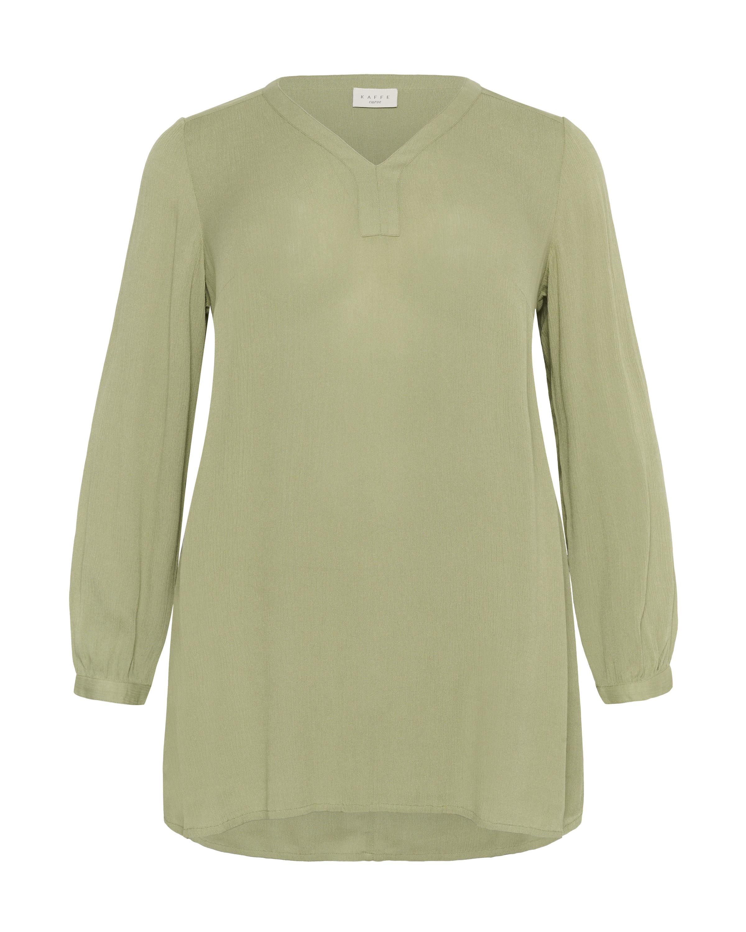 KAFFE CURVE Tunic 'Ami' in Green: front