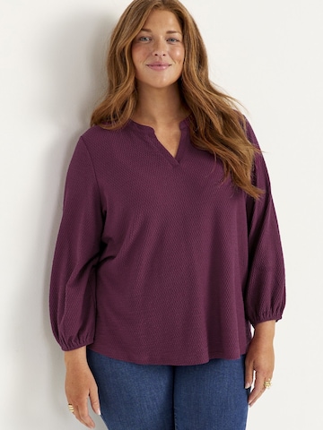 Cellbes of Sweden Top in Purple: front