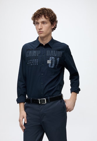 Regular fit Camicia di CAMP DAVID in blu