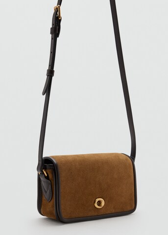 MANGO Crossbody bag 'TERESA' in Brown