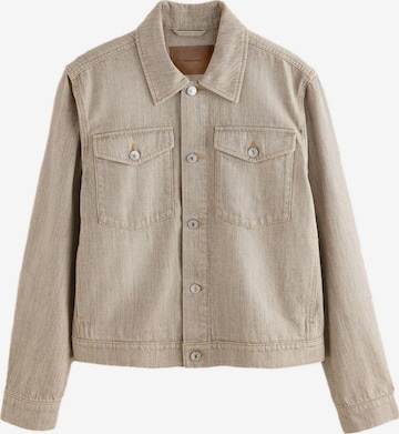 Next Välikausitakki värissä harmaa: etupuoli