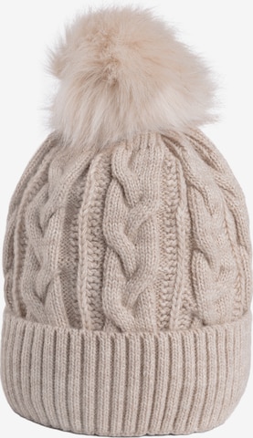 Cassandra Accessoires Beanie 'Freya' in Beige: front