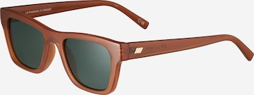 LE SPECS Okulary przeciwsłoneczne 'Phoque' w kolorze brązowy: przód