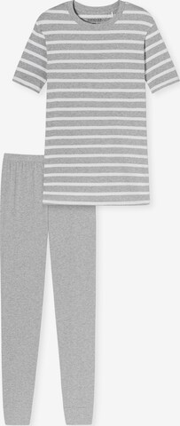 SCHIESSER Pajama ' Casual Essentials ' in Grey: front