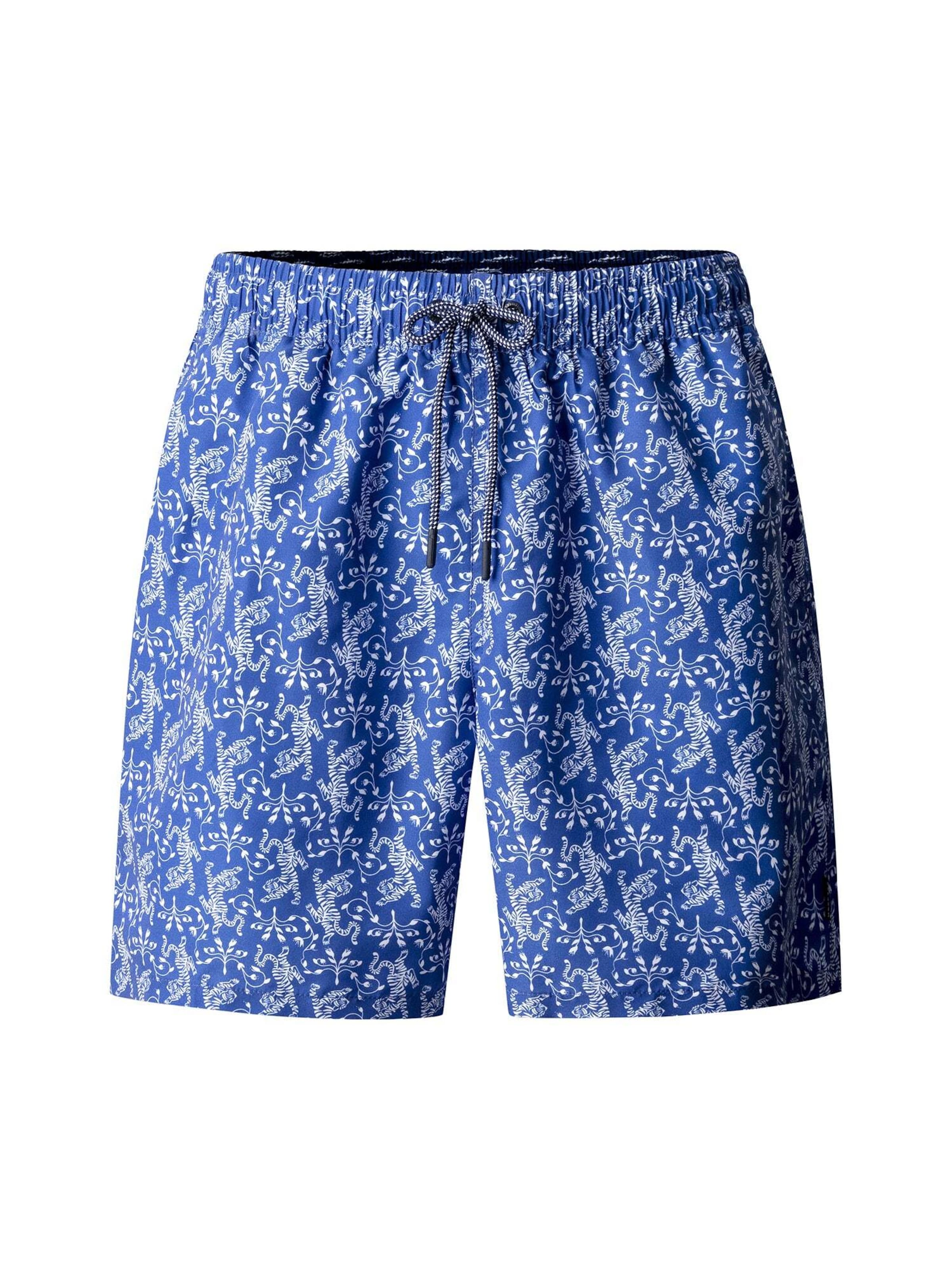 Hackett London Swimming shorts 'Tiger' in Blue / White, Item view