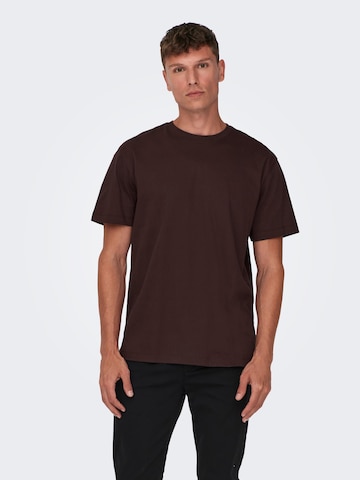Only & Sons T-Shirt 'Max' in Rot: predná strana