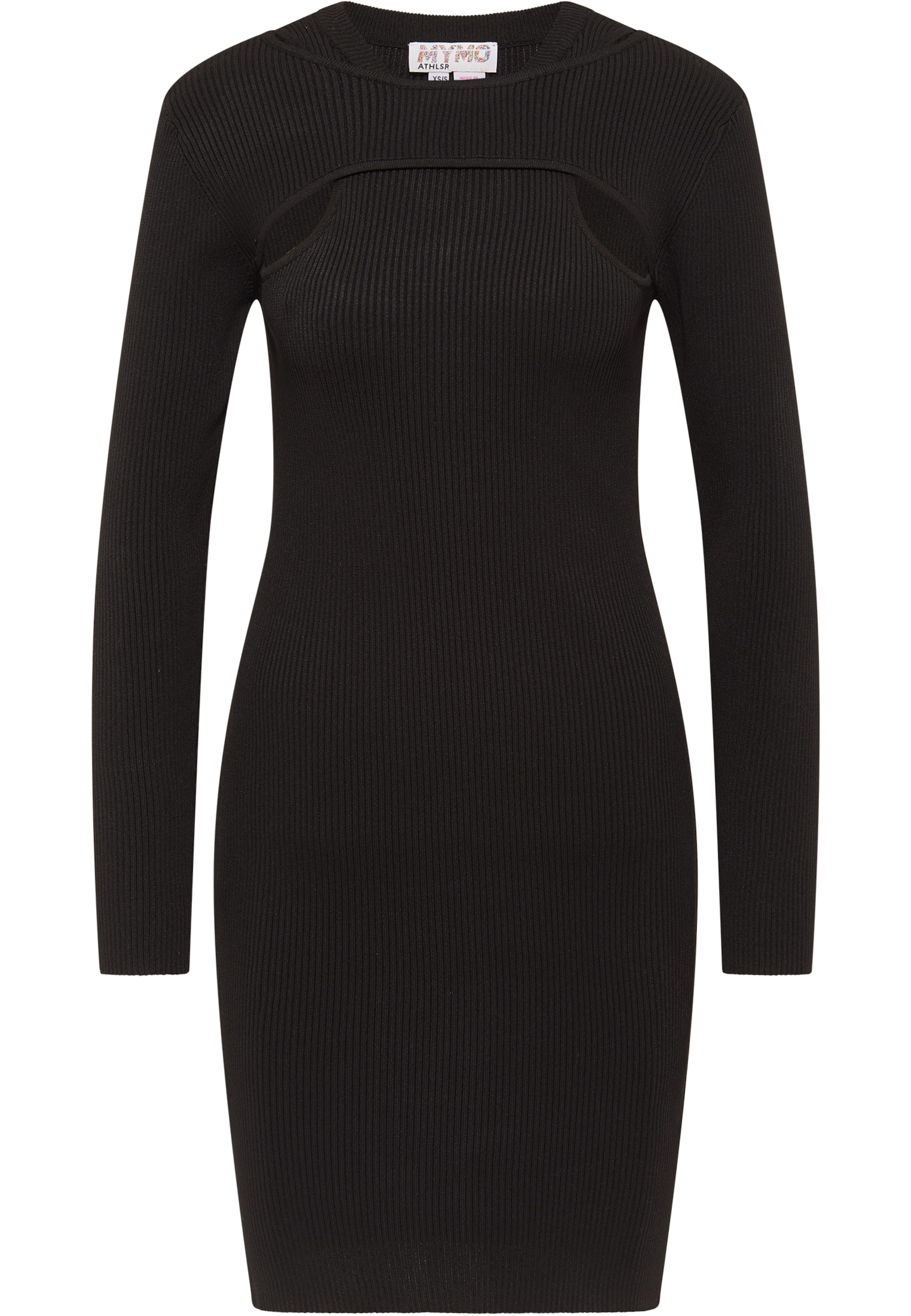 myMo ATHLSR Pletené šaty - Čierna: predná strana