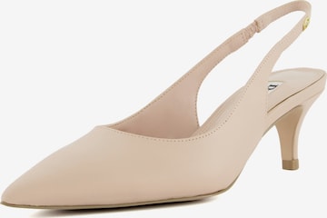 Dune LONDON Γόβες slingback 'CAPITOL' σε μπεζ: μπροστά