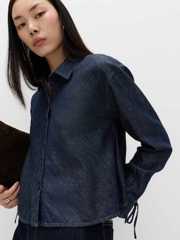 Chemisier Marks & Spencer en bleu : devant