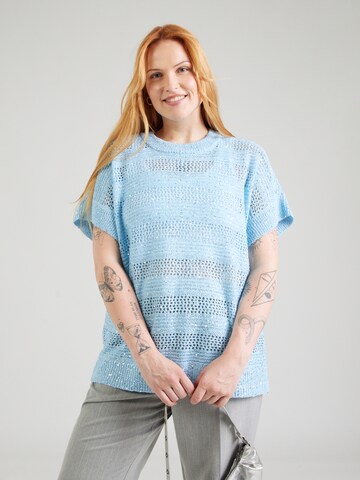 Vero Moda Curve - Jersey 'VMCLEILANI' en azul: frente