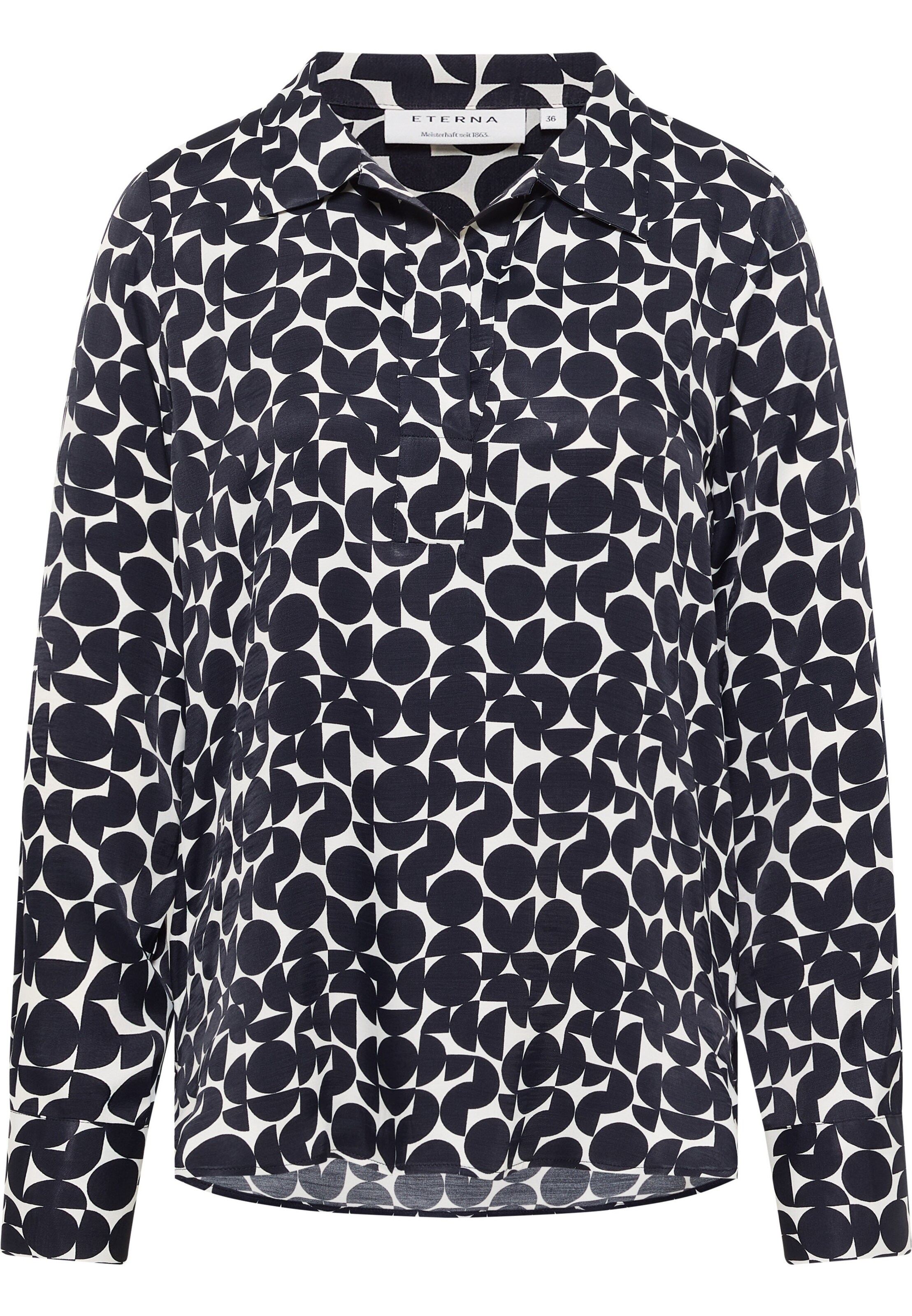 ETERNA Bluse in Schwarz: Vorderseite