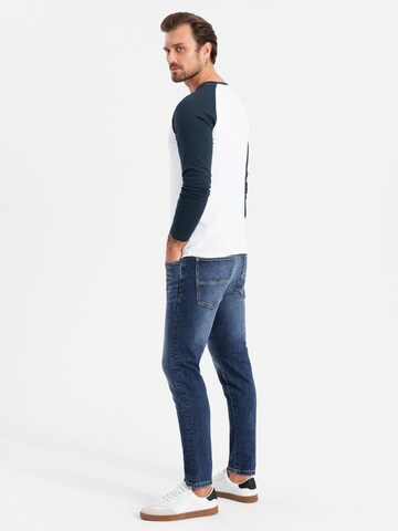 Ombre Shirt in Blau
