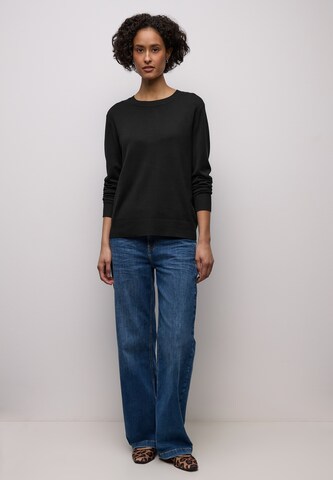 STREET ONE Pullover in Schwarz