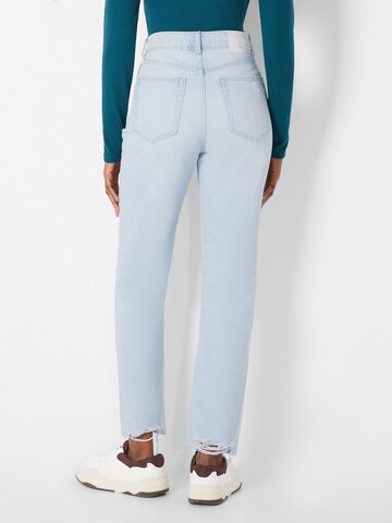 Coupe slim Jean Bershka en bleu