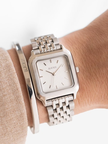 BURKER Watches - Reloj analógico 'Macy' en plata: frente