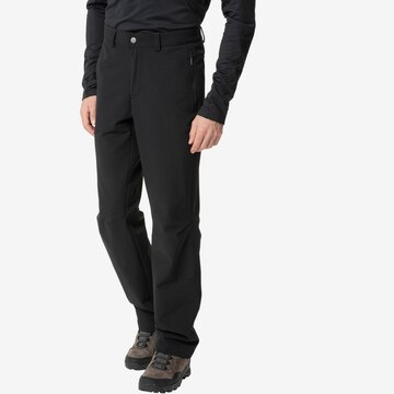 VAUDE Regular Outdoor Pants 'Strathcona II' in Black: front
