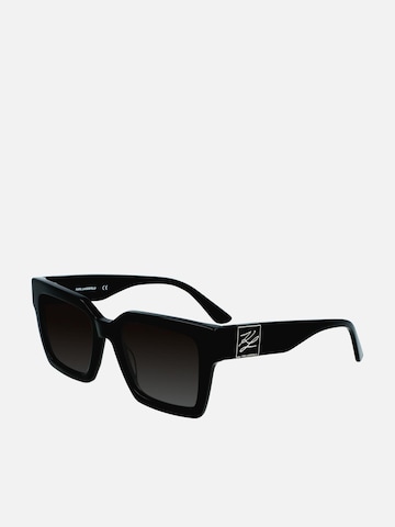 Karl Lagerfeld Zonnebril in Zwart: voorkant