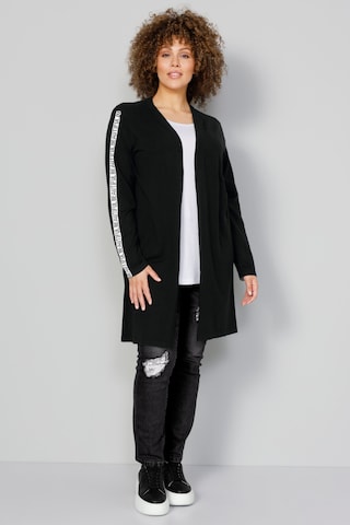 Cardigan MIAMODA en noir : devant