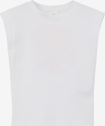 T-Shirt s.Oliver en blanc : devant