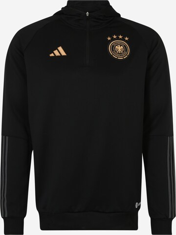 ADIDAS PERFORMANCE - Sweatshirt de desporto 'DFB Tiro 23' em preto: frente
