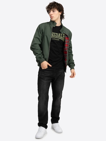 Veste mi-saison 'Classic' LONSDALE en vert