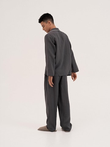 AmourLinen Pajamas long 'Harry' in Grey