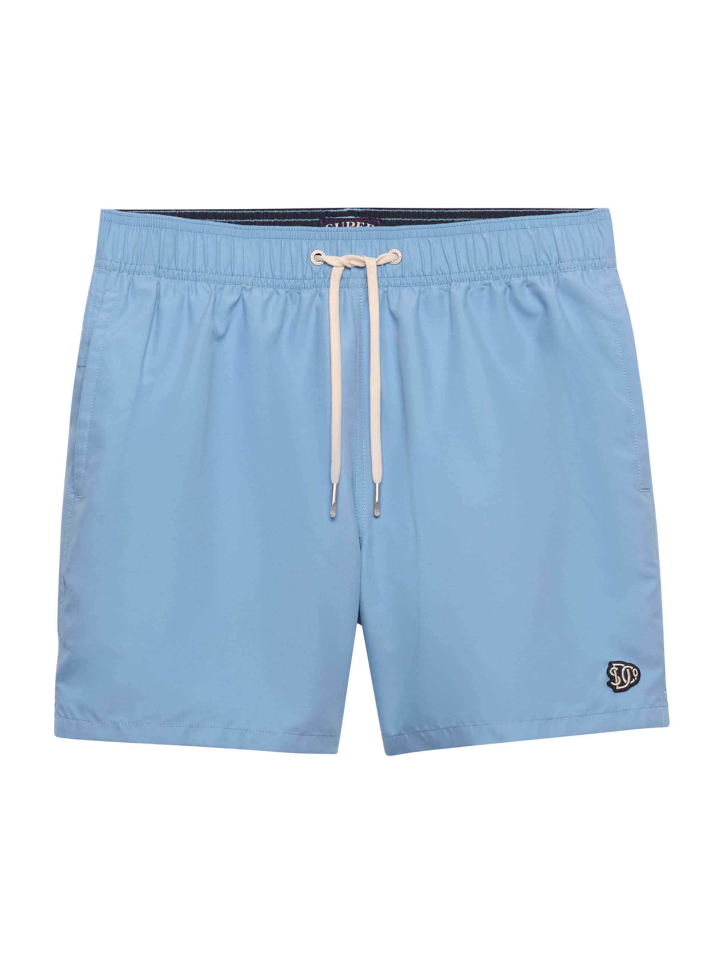 Shorts de bain Superdry & Co en bleu : devant