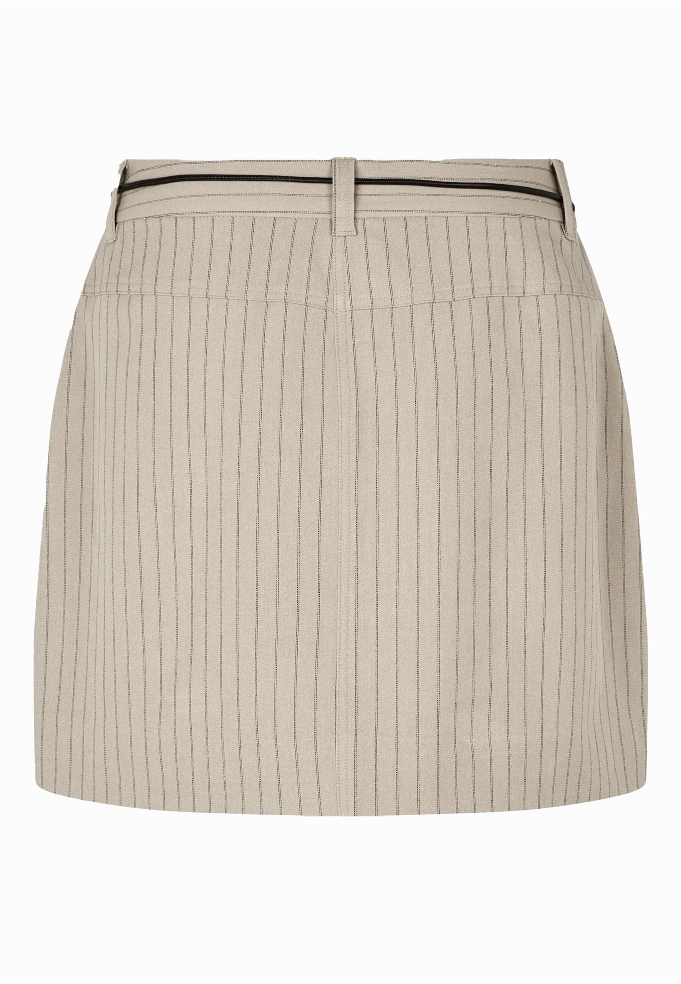 SECOND FEMALE Rayures Mini Skirt ' ' in Braun