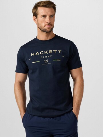 Maglietta di Hackett London in blu: frontale