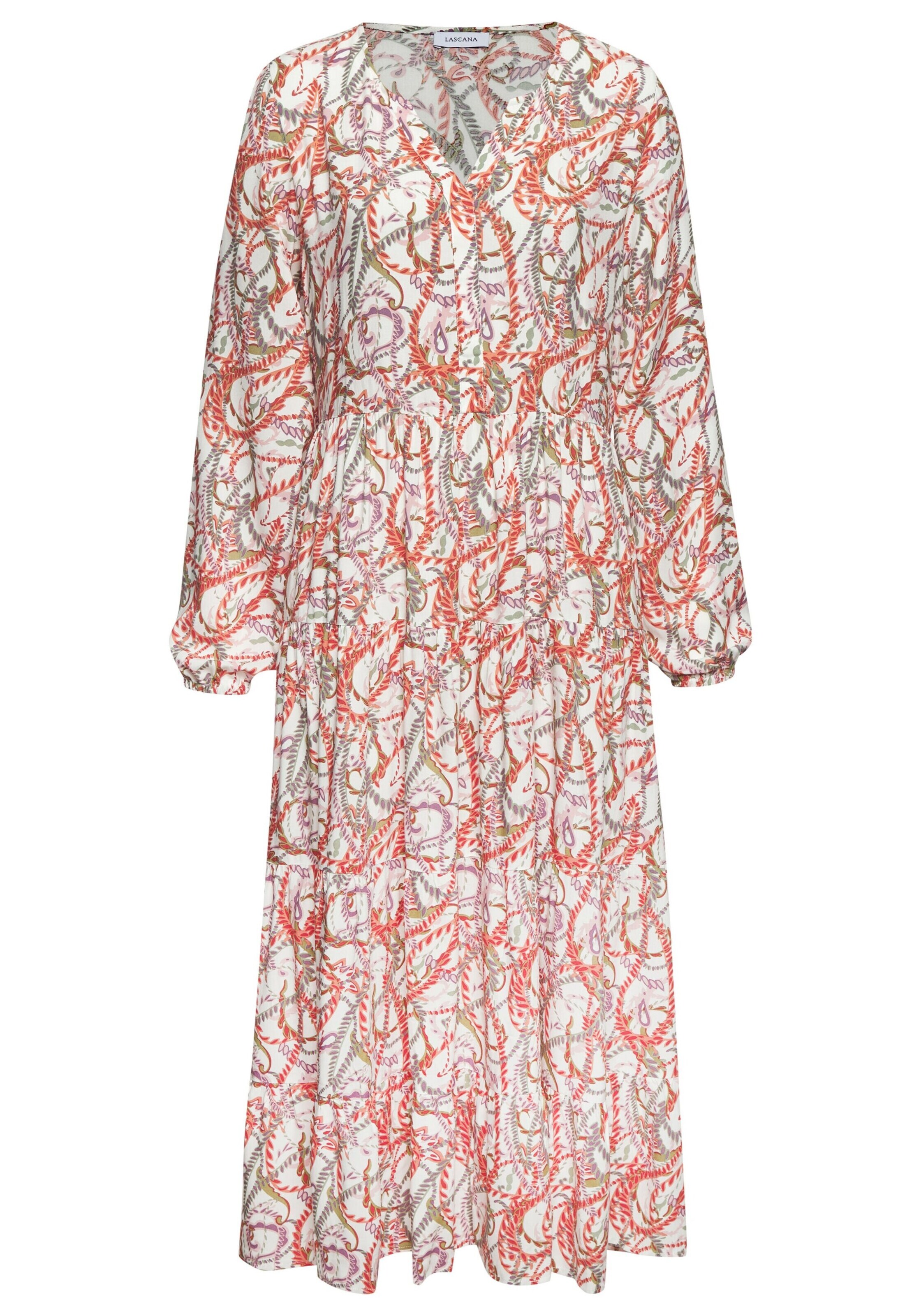 LASCANA Kleid in Beige: Vorderseite