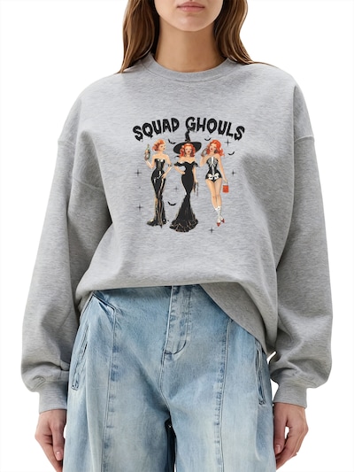 GORHEY Sweater 'Women's Casual Printed Sweatshirts, Long Sleeve Loose Pullover Top' in XS in Grey, Item view