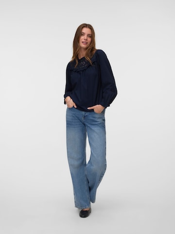 VERO MODA Blouse 'VMJasmin' in Blauw