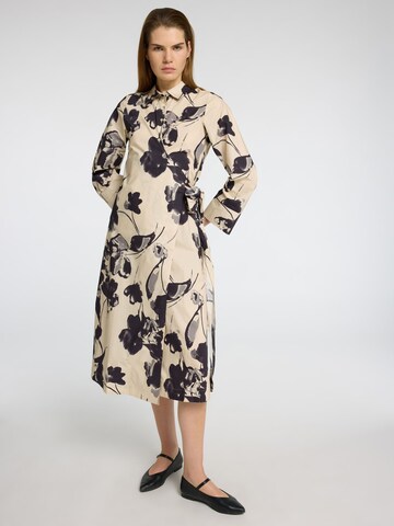 Robe-chemise SELECTED en gris