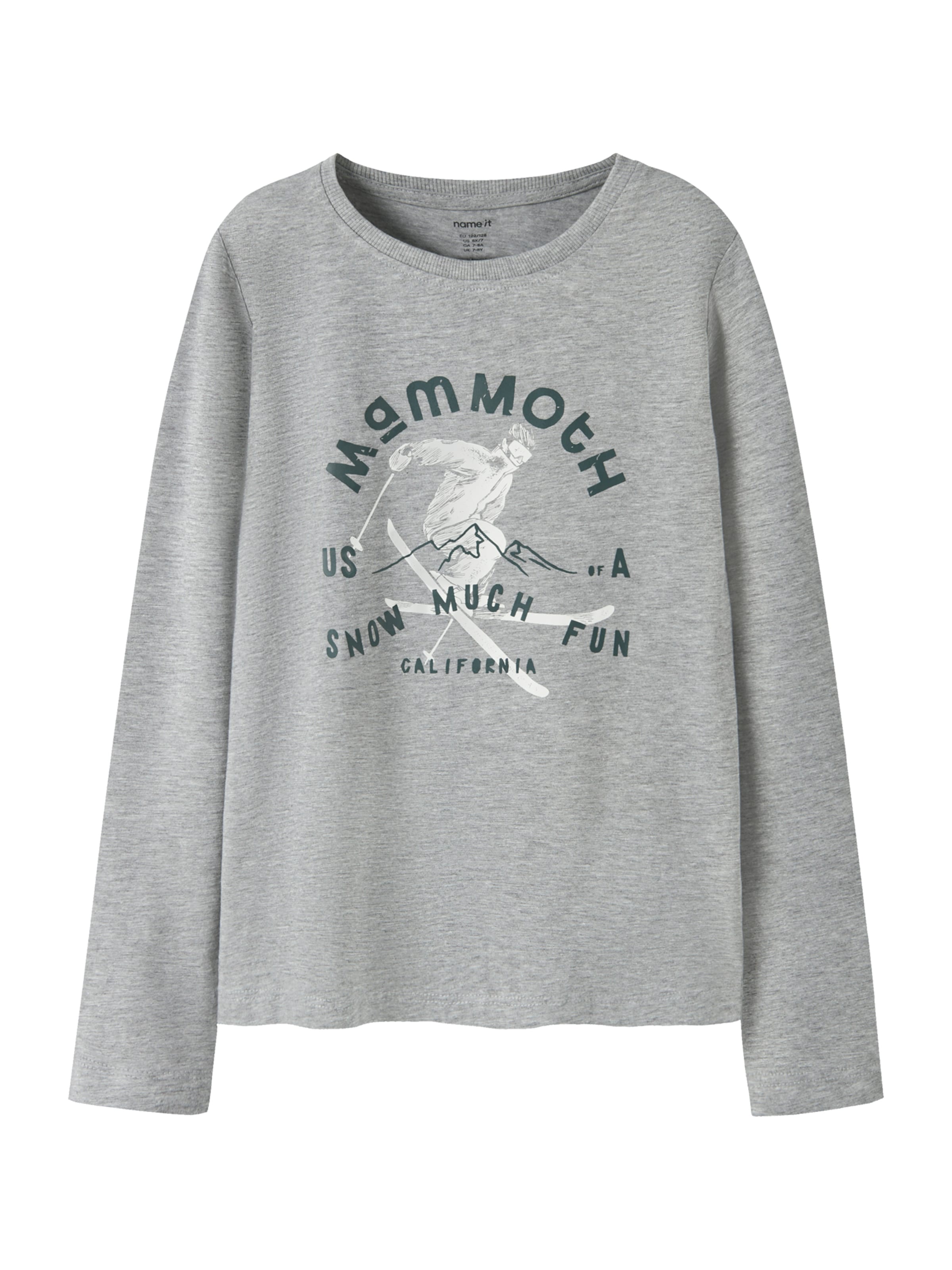 NAME IT Shirt 'NKMVUX' in Grijs: voorkant