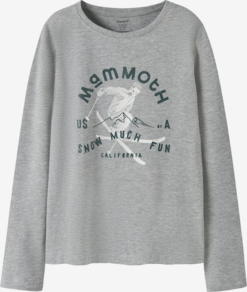 NAME IT Koszulka 'NKMVUX' w kolorze szary: przód