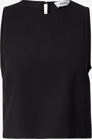 Everly - Top en azul: frente