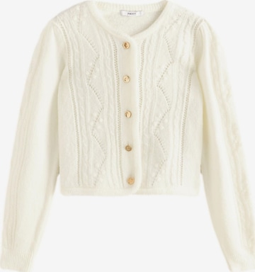 Cardigan Next en blanc : devant